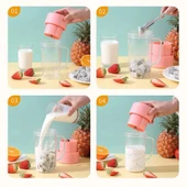 Taşınabilir Pipetli Bardak Blender thumbnail 4