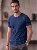 Bisiklet Yaka Basic Tişört (SlimFit) thumbnail 1