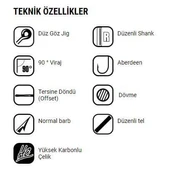 VMC Olta Jig İğnesi 7147BN 10lu thumbnail 2