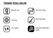 VMC Üçlü Olta İğnesi 9617PS thumbnail 2