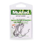 Mustad Offset Worm 39121NP-BN Olta İğnesi thumbnail 3