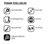VMC Üçlü Olta İğnesi 8527PS 5li thumbnail 2