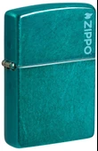 Zippo Candy Teal Matte Logo Dizayn Çakmak thumbnail 1