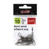 Captain 5024 Square Klips 10lu Paket Black Nikel thumbnail 2
