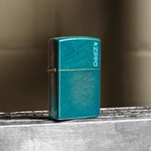 Zippo Candy Teal Matte Logo Dizayn Çakmak thumbnail 7