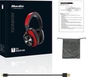 T6 Bluetooth 5.0 Kulaklık Kırmızı thumbnail 3