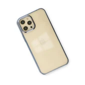 Apple İphone 12 Pro Max Kılıf Element Silikon - Mavi thumbnail 3