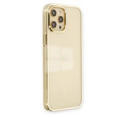 Apple İphone 12 Pro Max Kılıf Element Silikon - Gold thumbnail 2