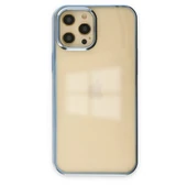 Apple İphone 12 Pro Max Kılıf Element Silikon - Mavi thumbnail 1