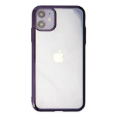Apple İphone 12 Kılıf Element Silikon - Mor thumbnail 1