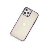 Apple İphone 12 Pro Max Kılıf Element Silikon - Mor thumbnail 3