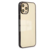 Apple İphone 12 Pro Max Kılıf Element Silikon - Siyah thumbnail 2