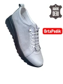 Viyolas Hakiki Deri Kadın Ayakkabısı M1 Snakers thumbnail 2
