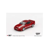 MİNİ GT 1/64 NİSSAN SKYLİNE GTR GEM RED thumbnail 2