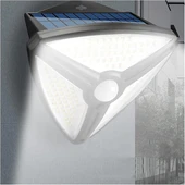 Powermaster MX-1219B 150 Cob Ledli Sensörlü 3 Modlu Solar Duvar Lambası thumbnail 5