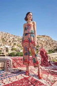 Etnik Desenli Saten Tulum thumbnail 8