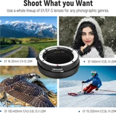 Neewer EF-EOSR Canon EF - RF AF Lens Adaptörü thumbnail 6