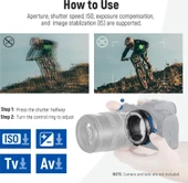 Neewer EF-EOSR Canon EF - RF AF Lens Adaptörü thumbnail 3