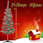 Yılbaşı Çam Ağacı Gür Dallar 120 cm thumbnail 1