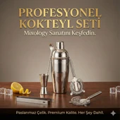 5 Parça Kokteyl Hazırlama Seti 550 Ml thumbnail 2