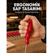 Çelik 7'li Tornavida Seti Ergonomik Sap Profesyonel Kullanım thumbnail 1
