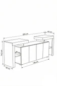 Platinreyon BURÇ LEDLİ KONSOL 200 CM thumbnail 6