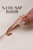 Süspüs Accessories Burgu Model Mat Bakır Bilezik thumbnail 1
