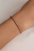 Süspüs Accessories Burgu Model Mat Bakır Bilezik thumbnail 5