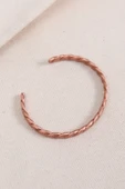 Süspüs Accessories Burgu Model Mat Bakır Bilezik thumbnail 3