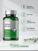 Horbaach Saffron Extract 177mg per serving 200 Capsules thumbnail 2
