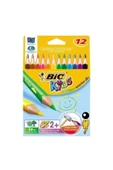 Bic Bıc Evolutıon Trıangle Üçgen Jumbo Kuru Boya 12 Renk thumbnail 1