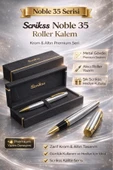 Scrikss Noble 35 Roller Kalem Krom Altın thumbnail 1