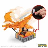 W05 MEGA Pokémon™ Hareketli Charizard 1664 parça +12 yaş thumbnail 3