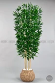 BİÇİÇEK Yapay Bambu Ağacı 170cm Geoit Hasır Saksıda thumbnail 3