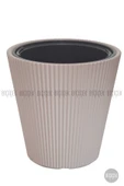 BİÇİÇEK Luna Saksı 37 Cm Mocha thumbnail 4