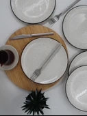 Luna 20 Cm Seramik Pasta Tabağı 6 Adet thumbnail 4
