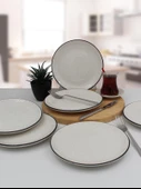 Luna 20 Cm Seramik Pasta Tabağı 6 Adet thumbnail 1