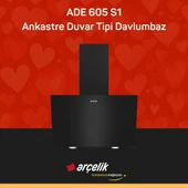 ARÇELİK ADE 605 S1 Ankastre Duvar Tipi Davlumbaz thumbnail 1