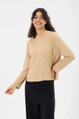 invee Modal Kısa Tunik 7255 camel thumbnail 1