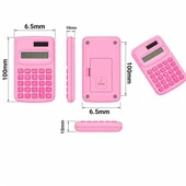 PowerMaster PM-25421 Pembe Mini Hesap Makinesi thumbnail 3