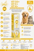 Kedi Köpek Vit D3, Vit E, Vit K 50 ml thumbnail 2