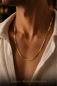 Luxury Men's Collection Çelik Kolye thumbnail 1
