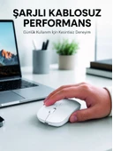 5000 Dpı Bluetooth Kablosuz Mouse Hafif Ergonomik Sessiz Wireless Fare thumbnail 1