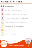 B Active Trio 30 Tablet - P5P - Metilkobalamin - Metilfolat thumbnail 2