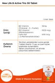 B Active Trio 30 Tablet - P5P - Metilkobalamin - Metilfolat thumbnail 4