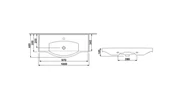 NEWARC MASTER 100 CM ETAJERLİ LAVABO 1.KALİTE thumbnail 2