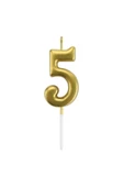 5 Rakam Mum Gold Renk thumbnail 2