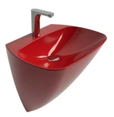 MODERN MONOBLOK LAVABO KIRMIZI thumbnail 1