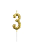 3 Rakam Mum Gold Renk thumbnail 2