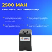 Arçelik SD 9041 28,8V 2500 mAh Batarya thumbnail 3